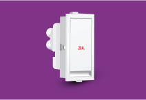 20AMP1 Way Flat Switch 1 M (Classic) (V1028) – V-Five Series | Vinayak Electricals